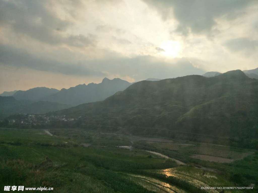 湘西 自然风光  山水  夕阳