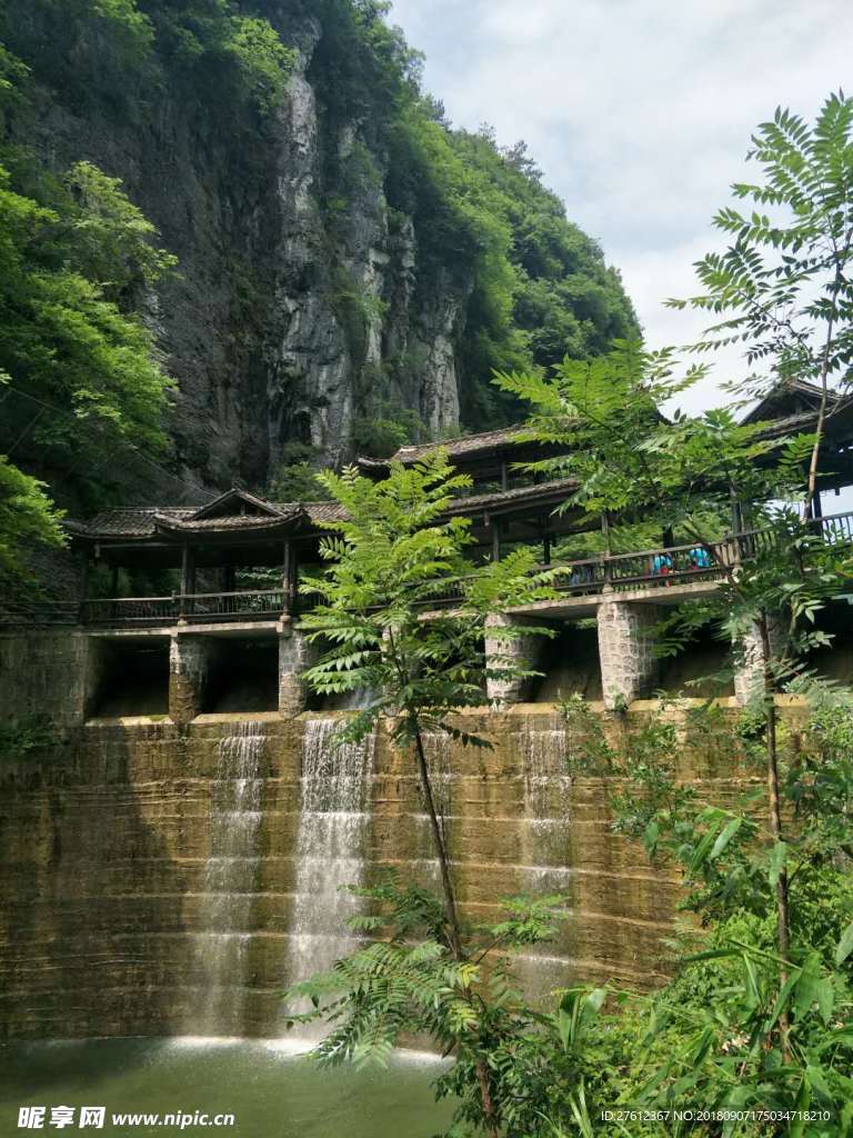 湘西 自然风光  山寨