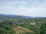 旅途 大山 村庄 绿水青山 风