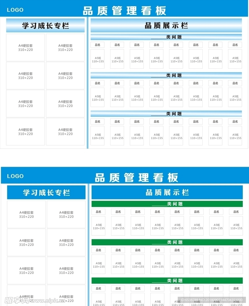 品质管理看板