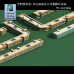 写字商业楼 商业群 现代商业