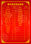 菜单