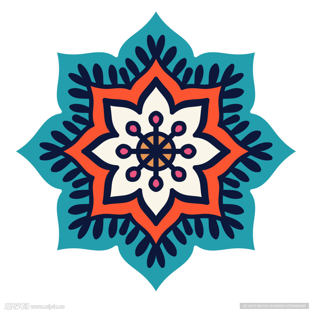 透明底花纹