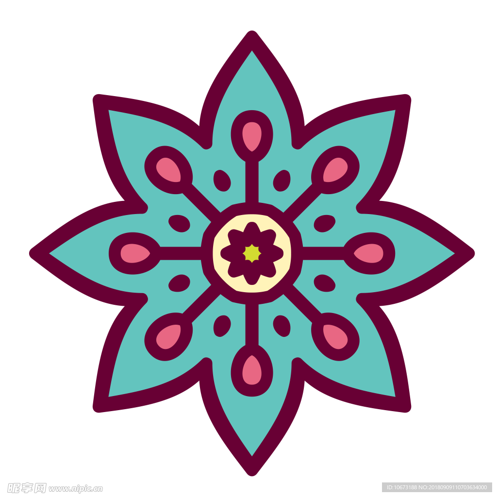透明底花纹