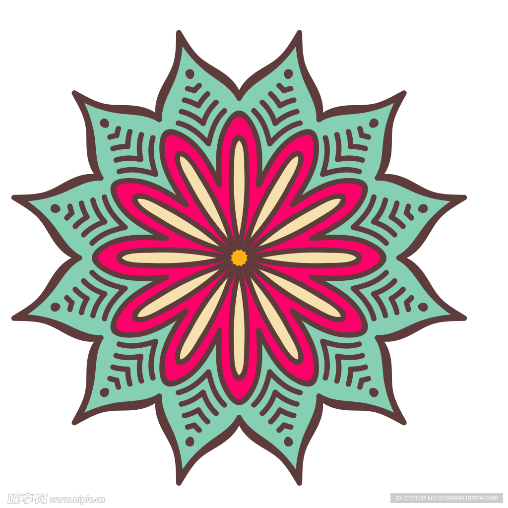 透明底花纹
