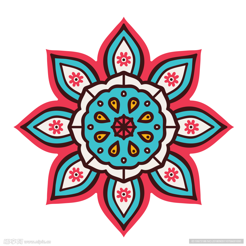 透明底花纹
