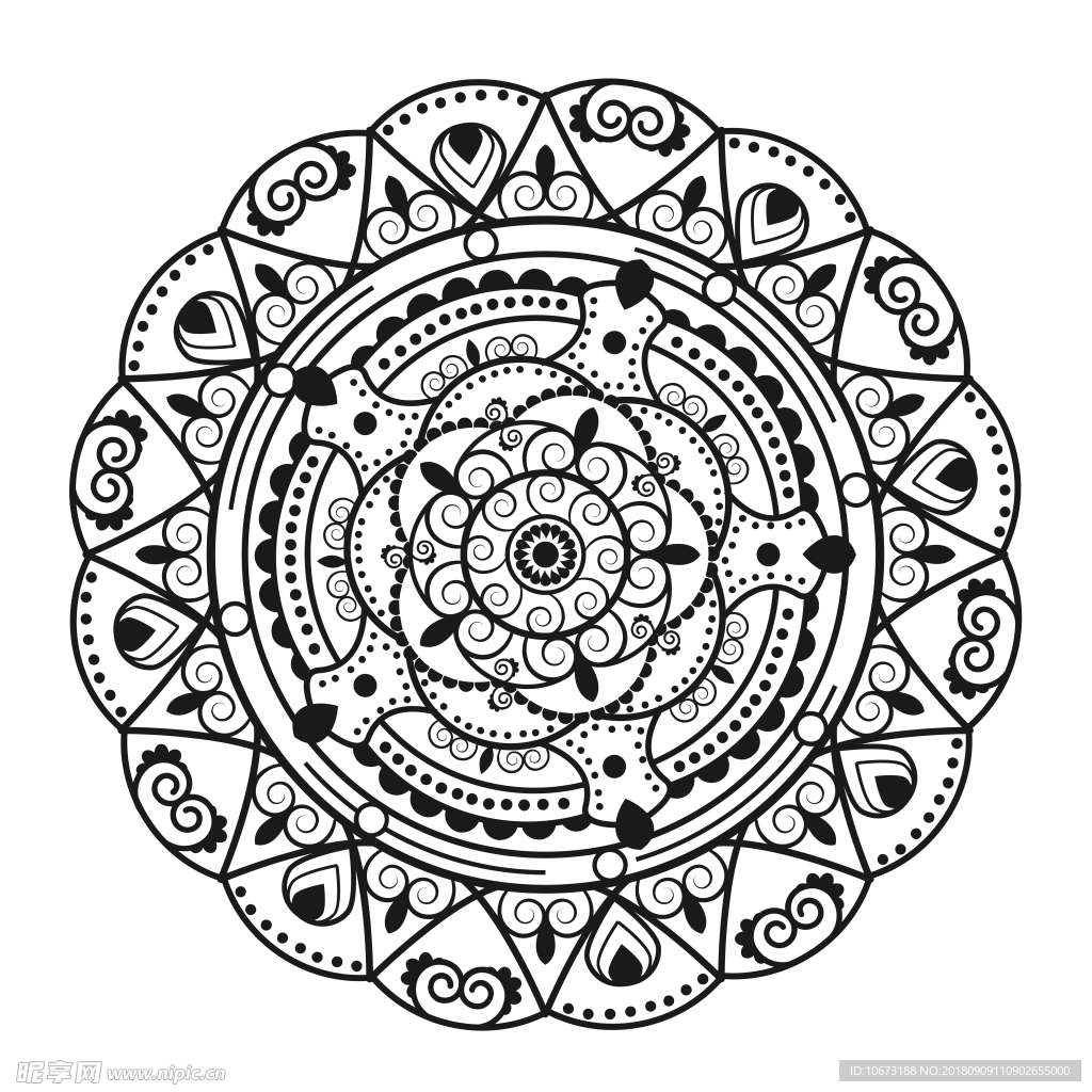 透明底花纹