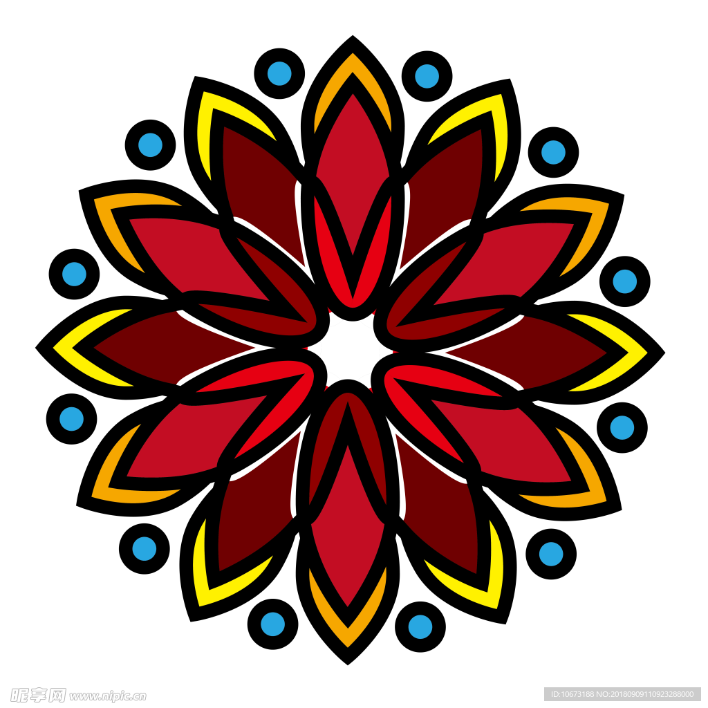 透明底花纹
