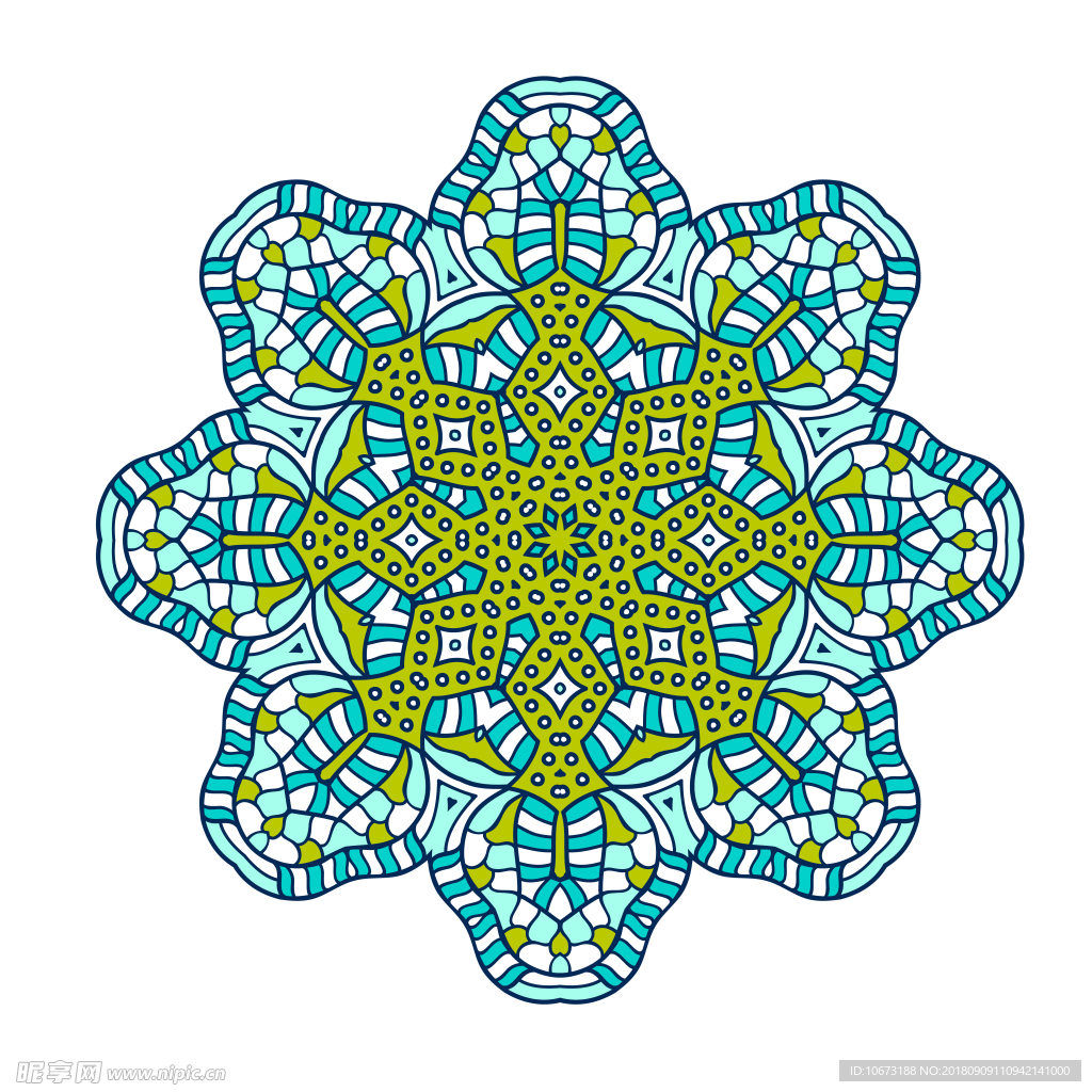 透明底花纹