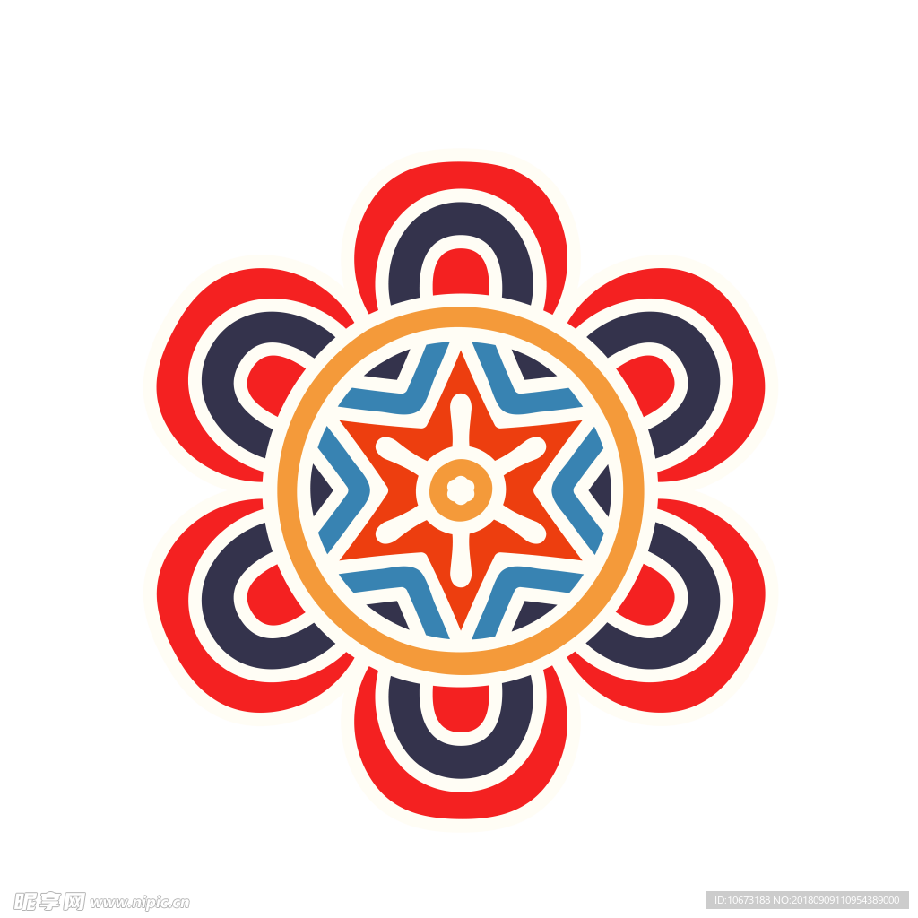 透明底花纹
