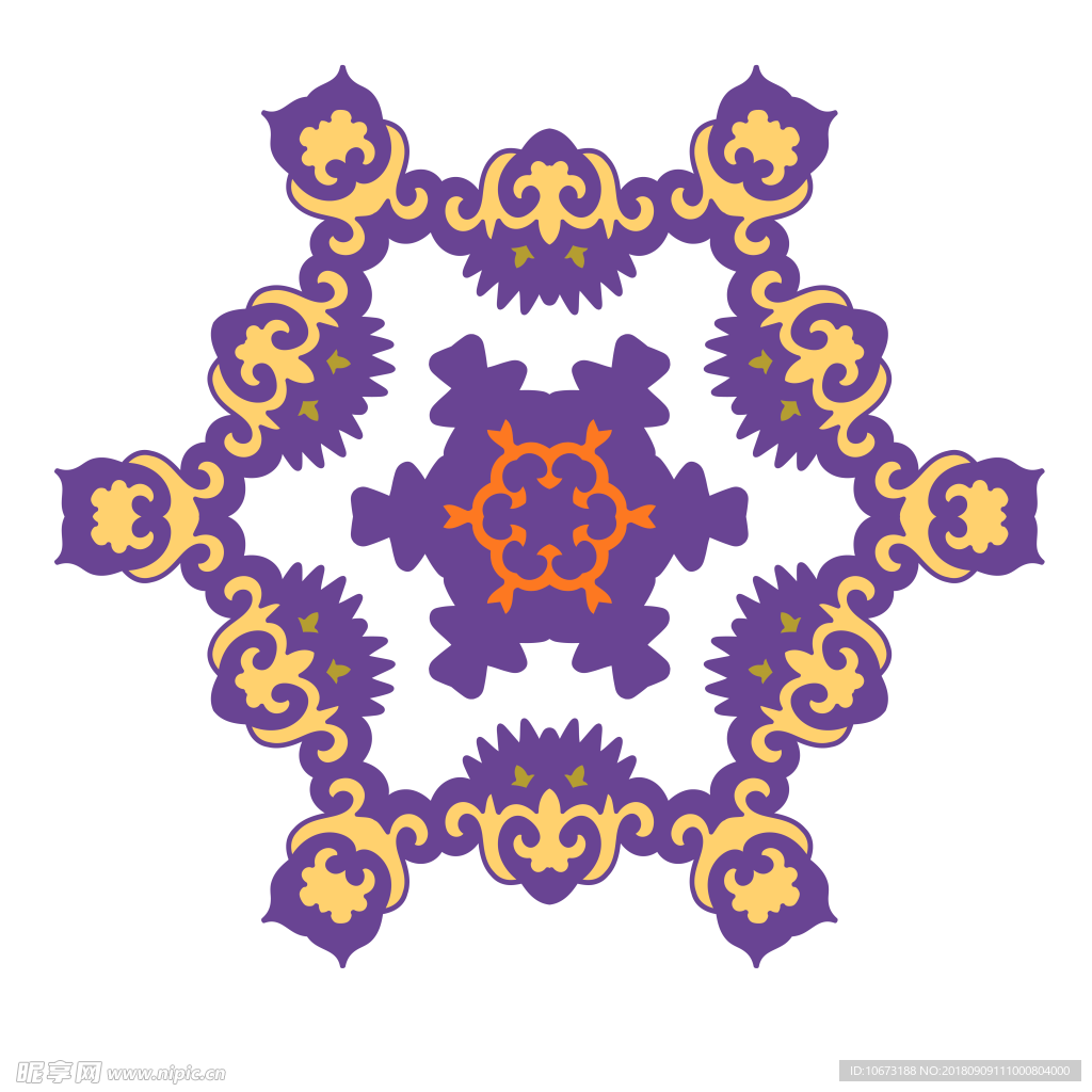 透明底花纹