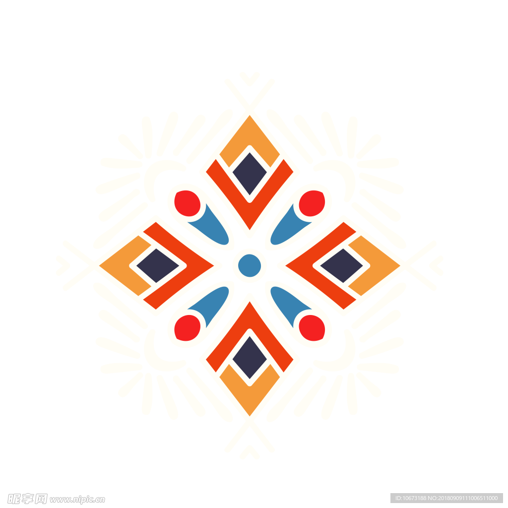 透明底花纹
