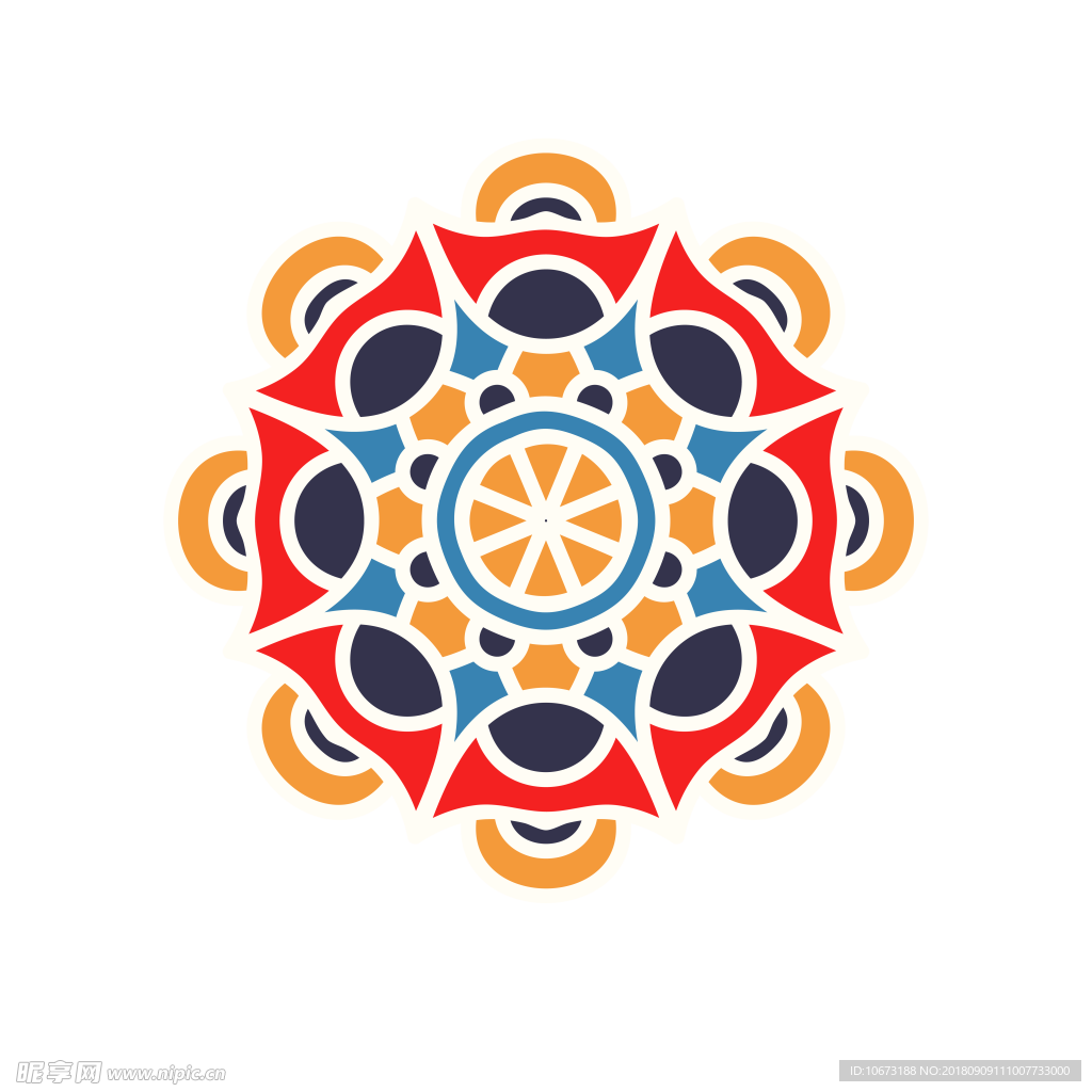 透明底花纹
