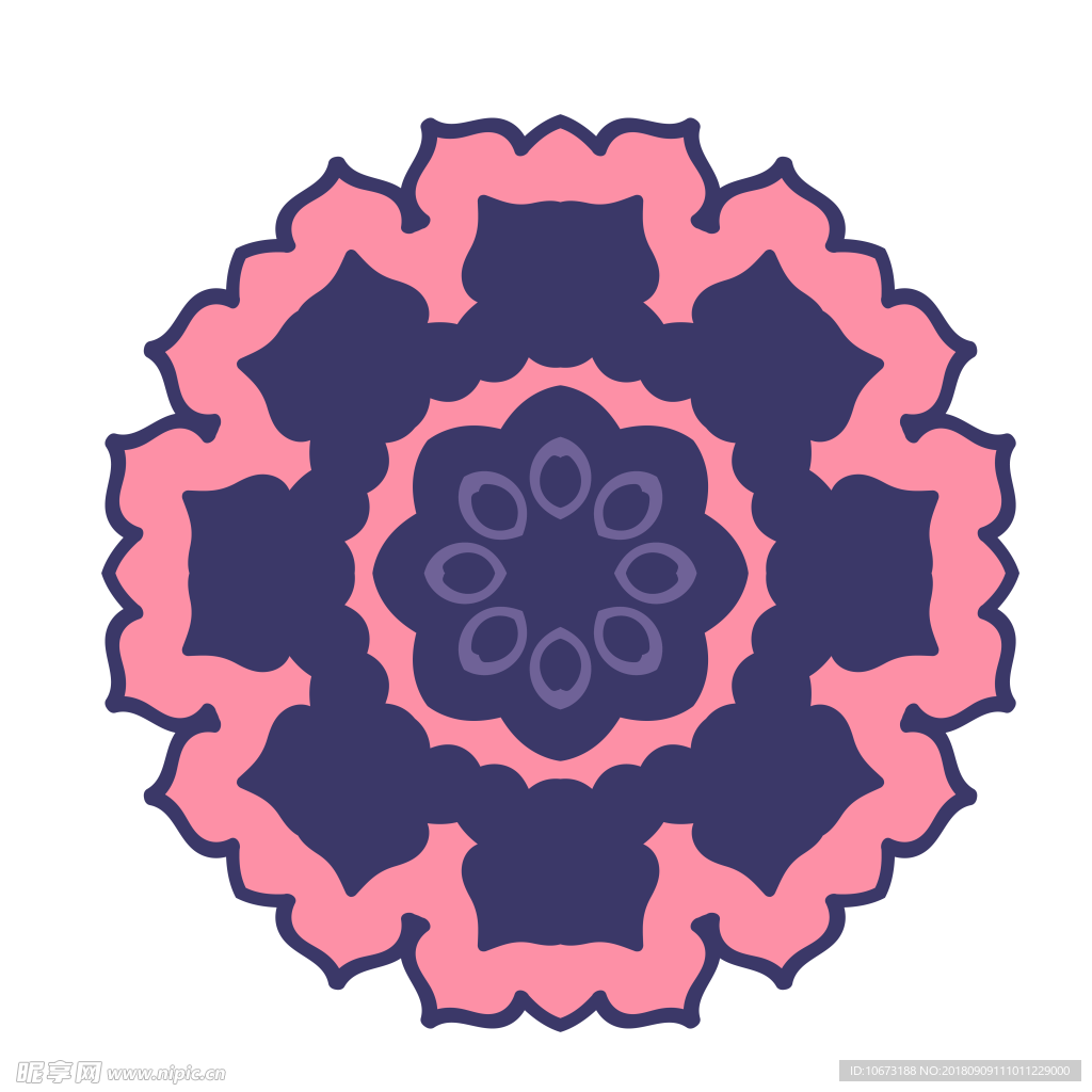 透明底花纹