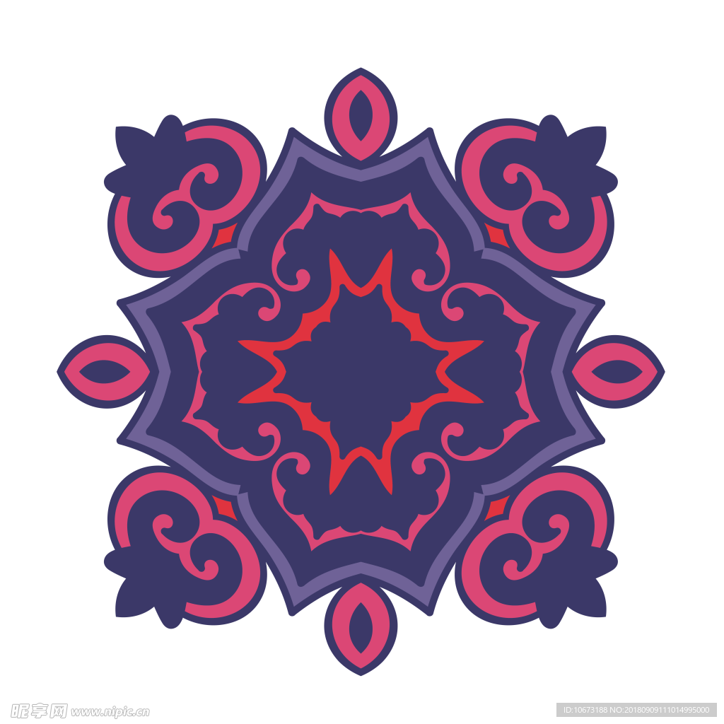 透明底花纹