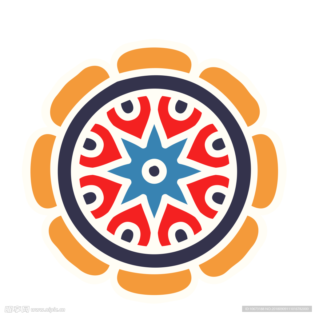 透明底花纹