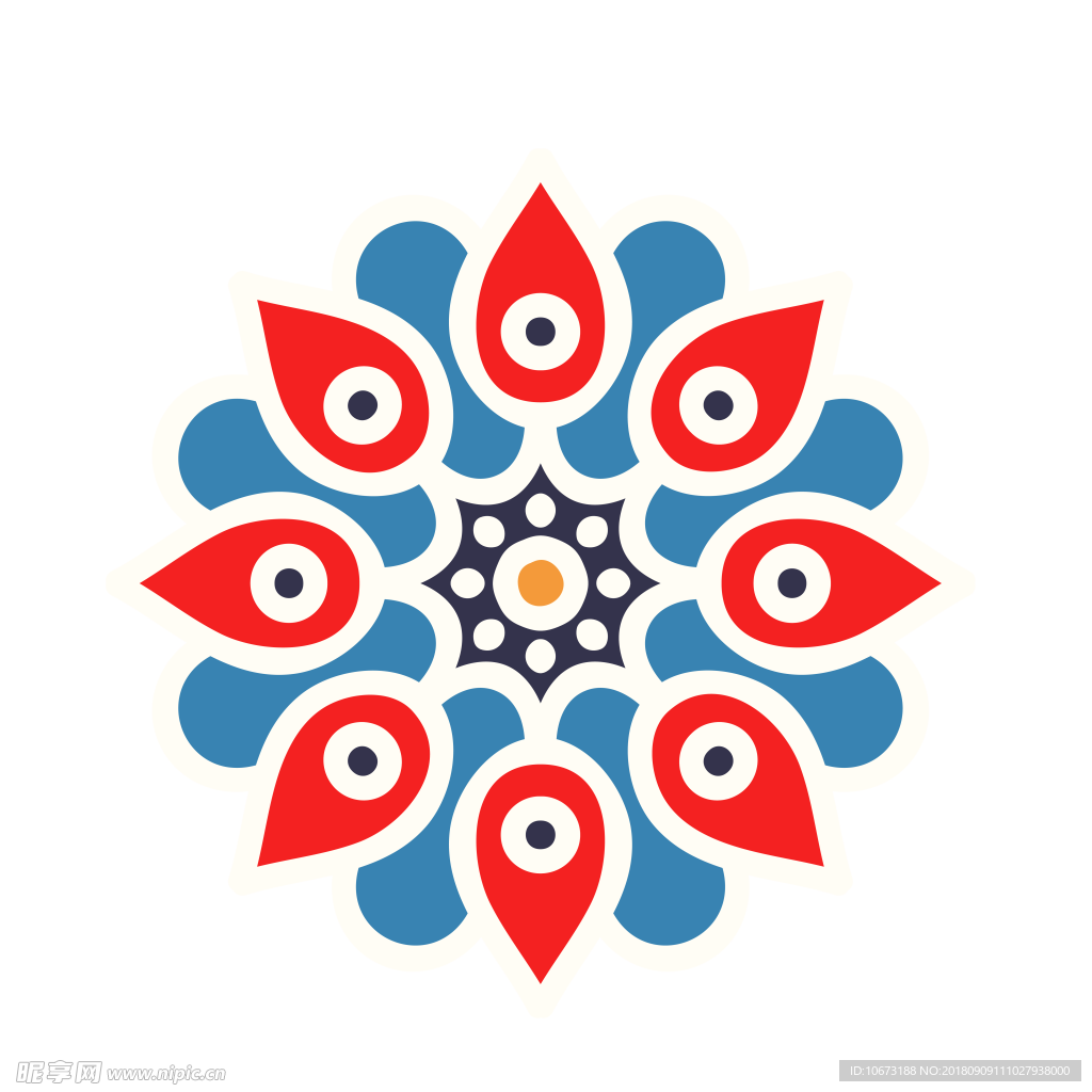 透明底花纹