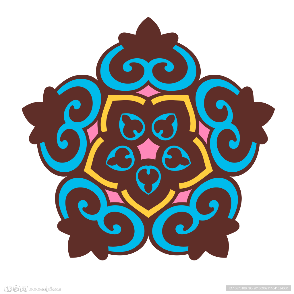 透明底花纹