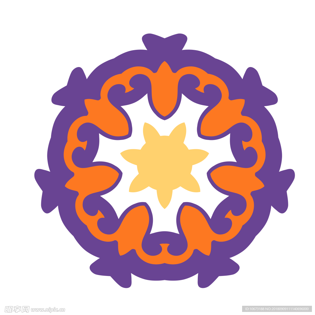 透明底花纹