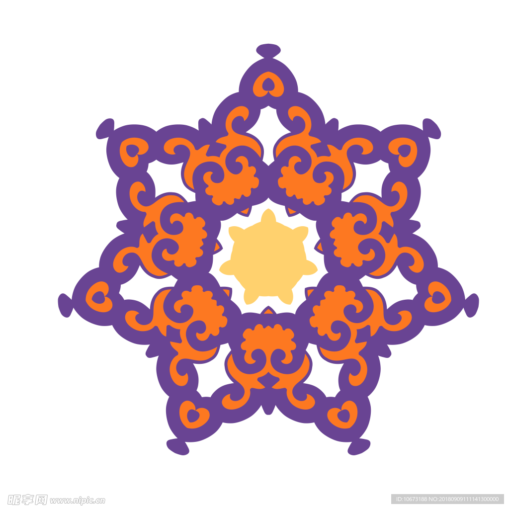 透明底花纹