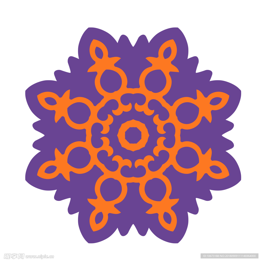 透明底花纹