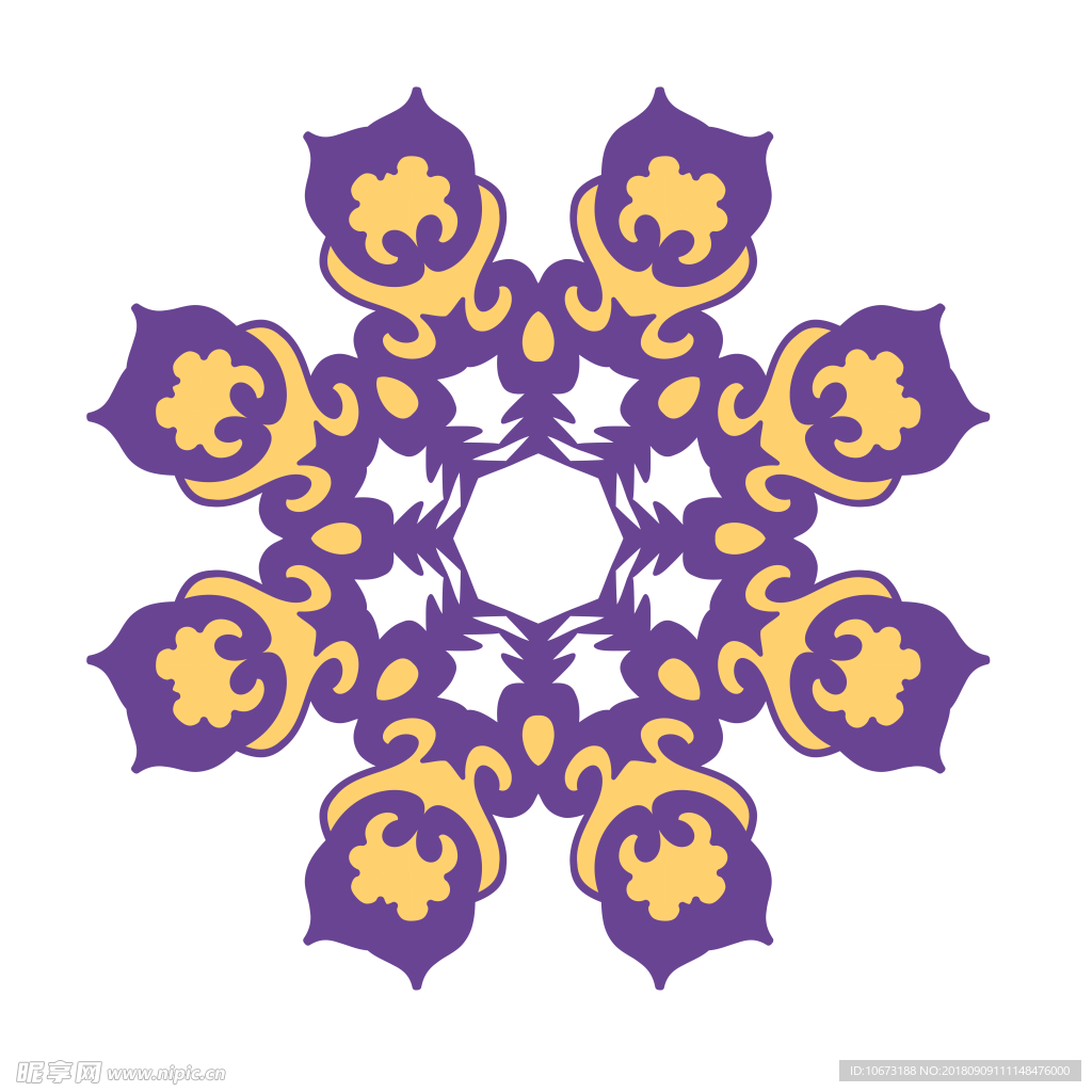 透明底花纹