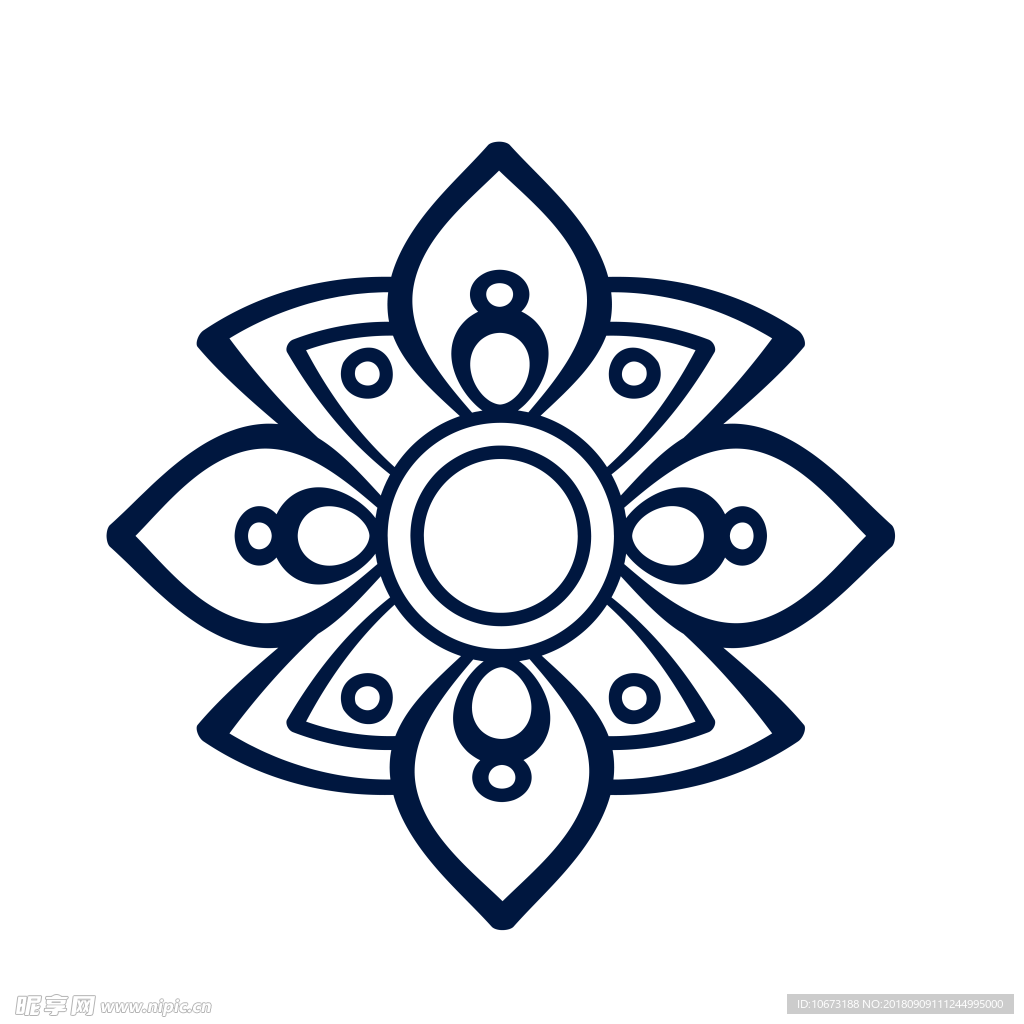 透明底花纹
