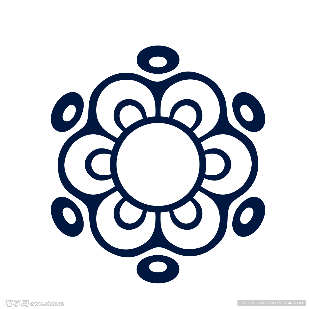 透明底花纹