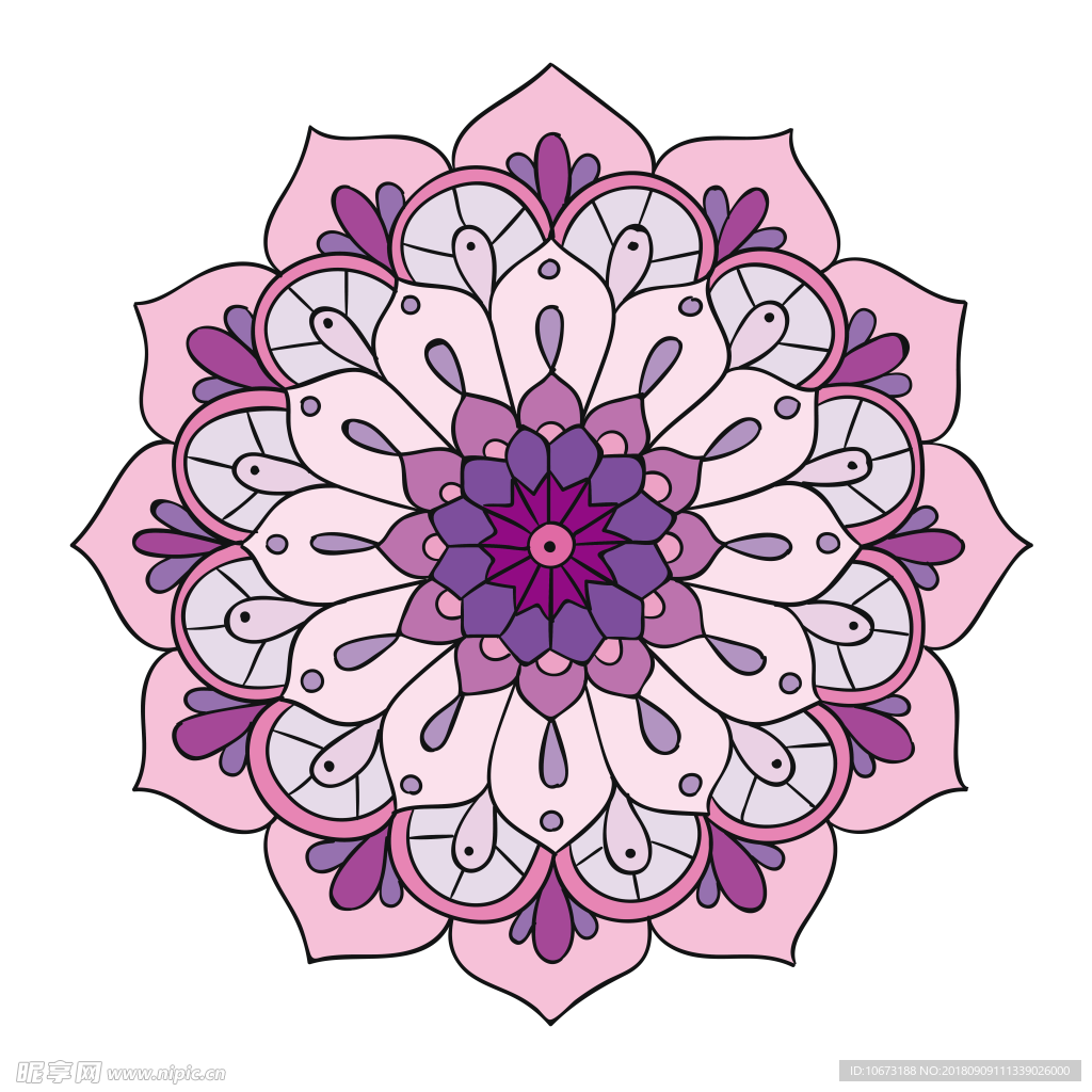 透明底花纹
