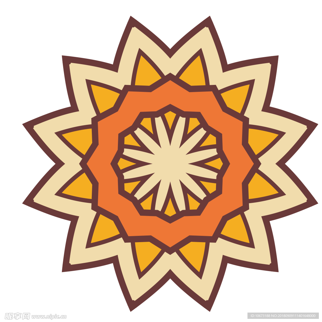 透明底花纹