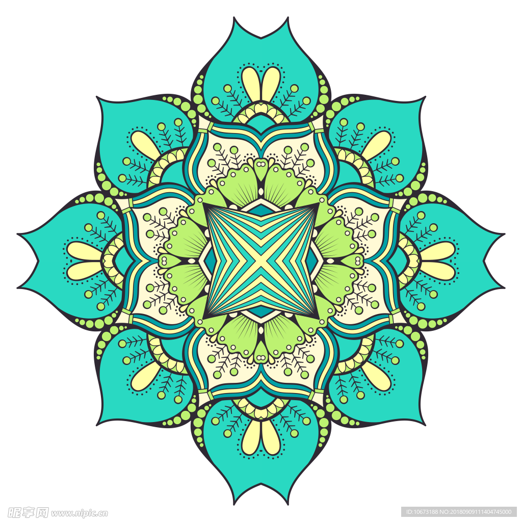 透明底花纹