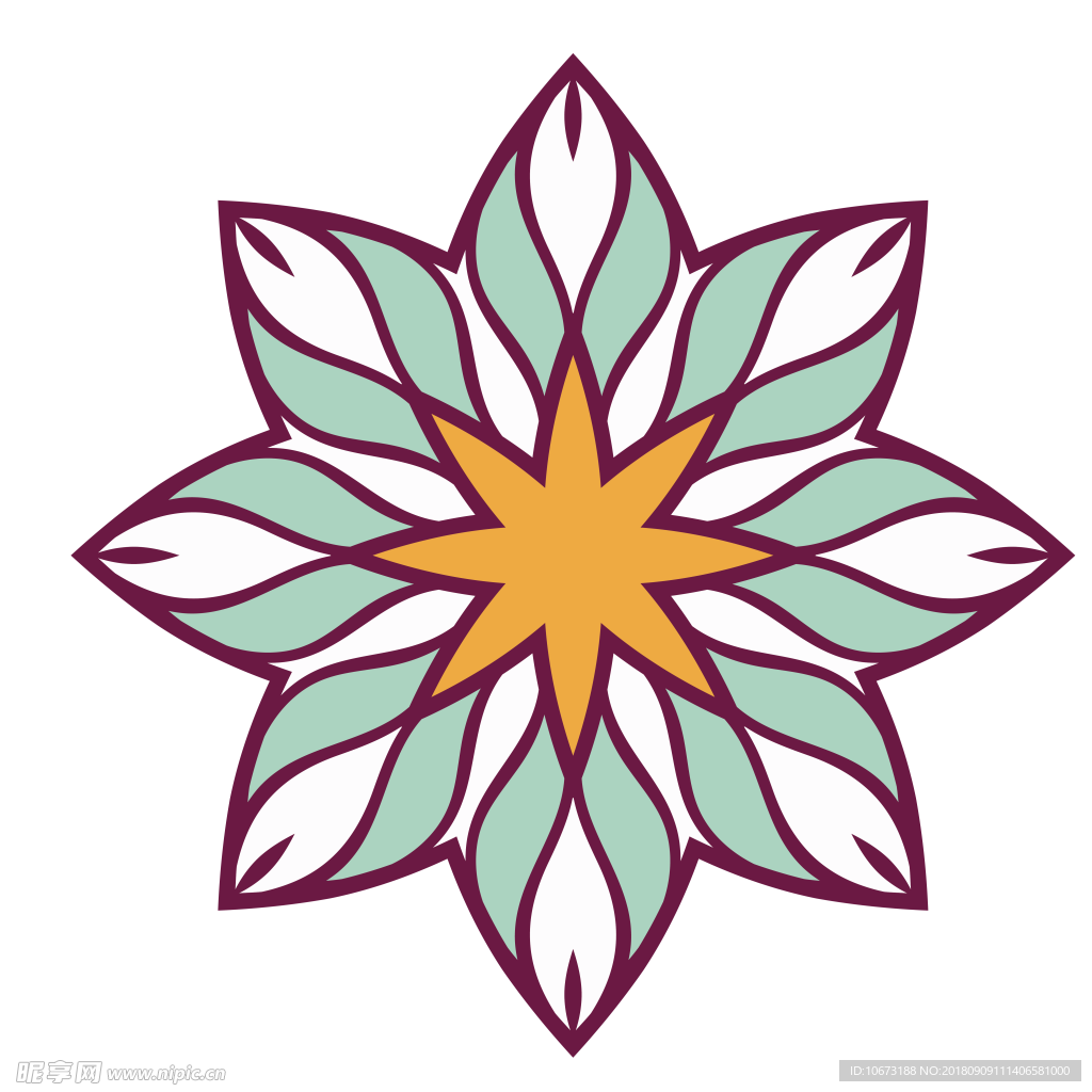 透明底花纹