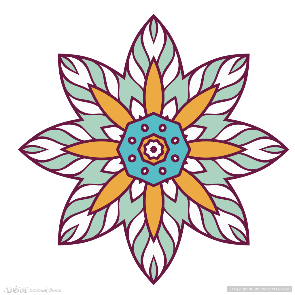 透明底花纹