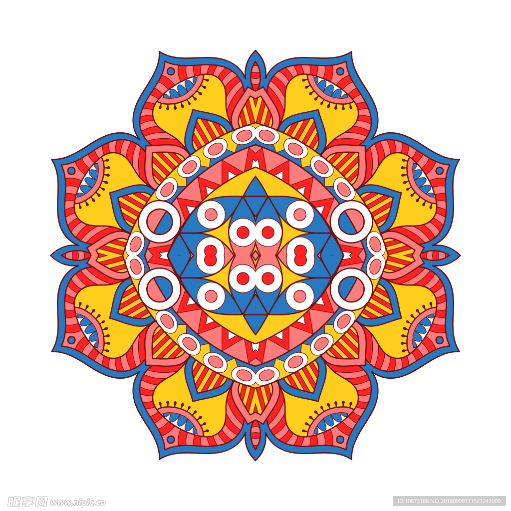 透明底花纹