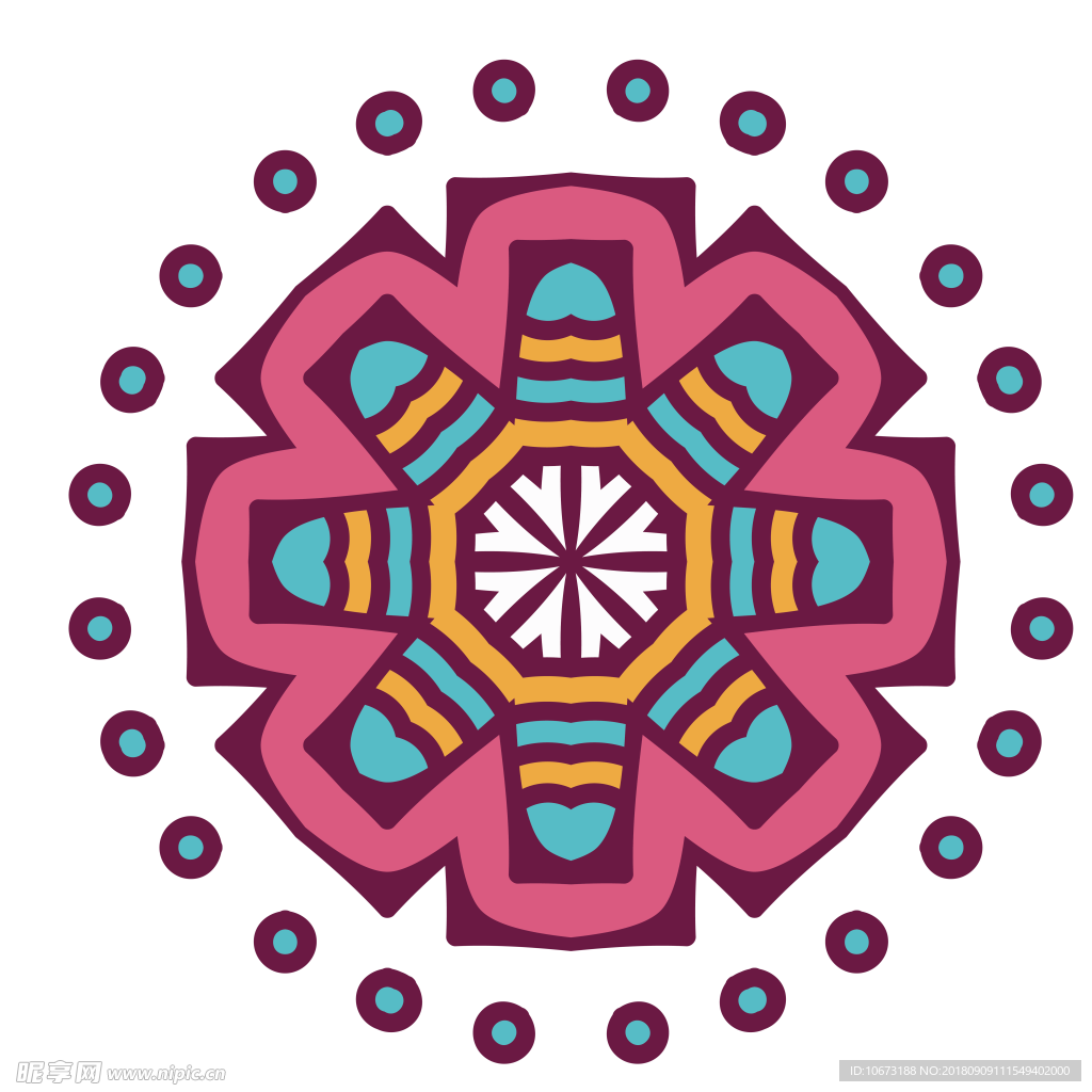 透明底花纹