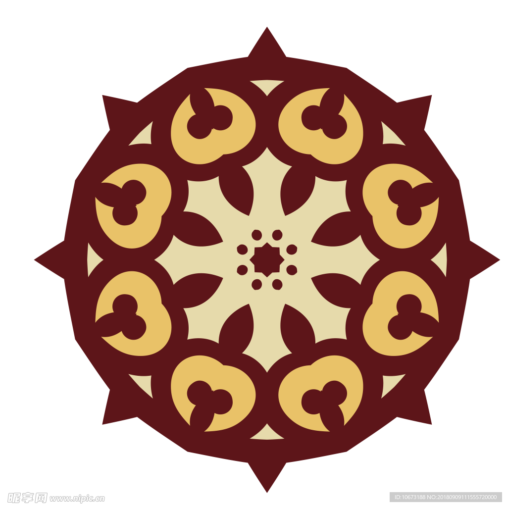 透明底花纹