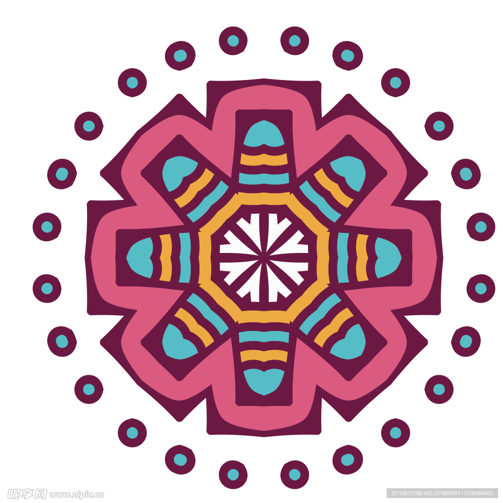 透明底花纹
