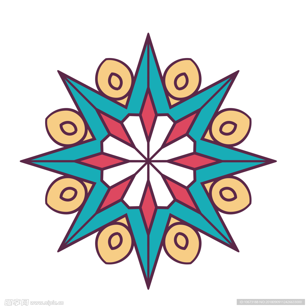 透明底花纹