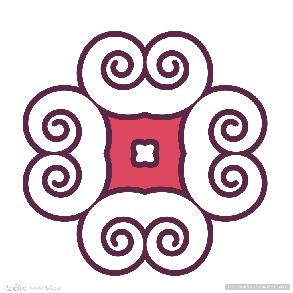 透明底花纹