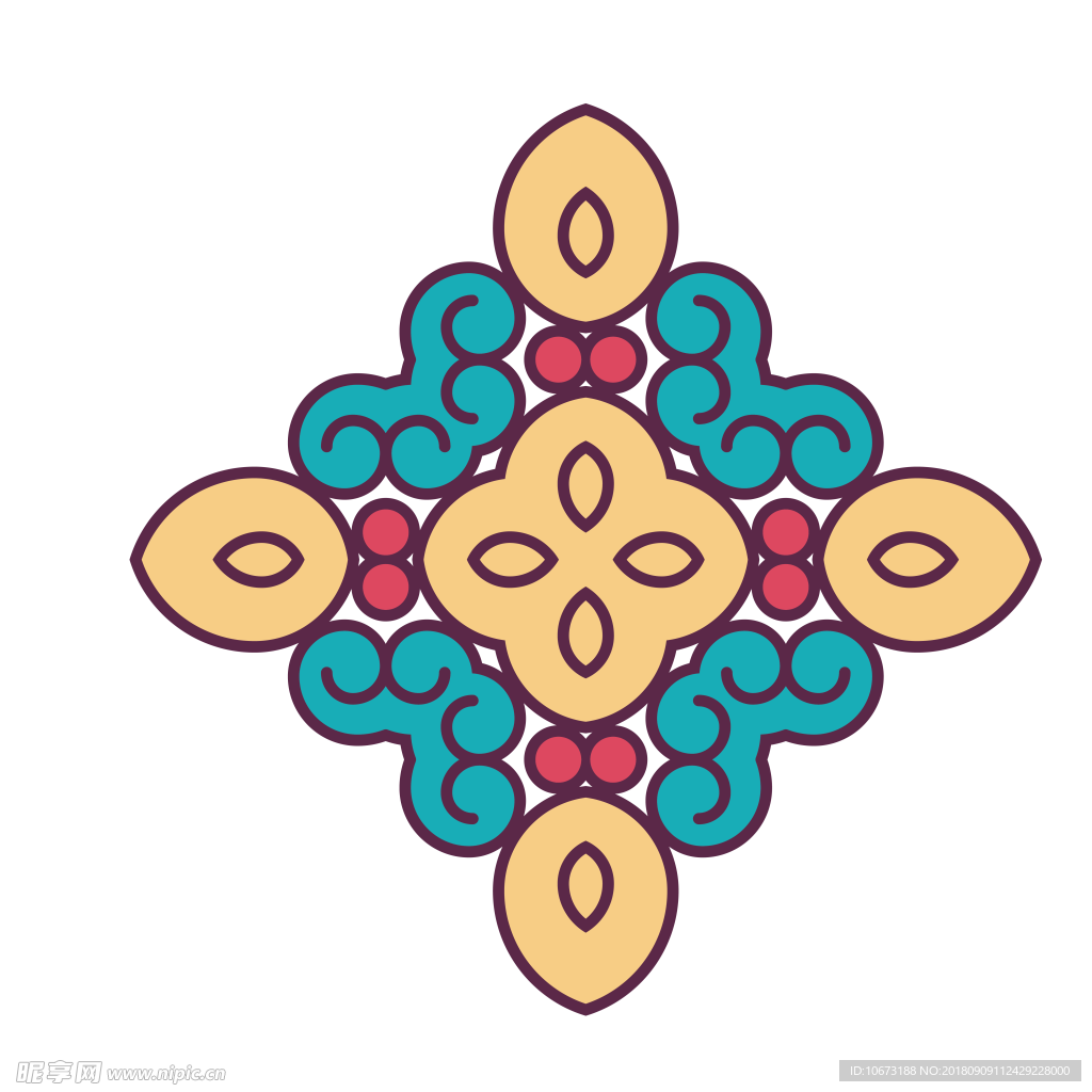 透明底花纹