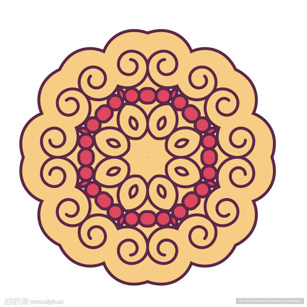 透明底花纹