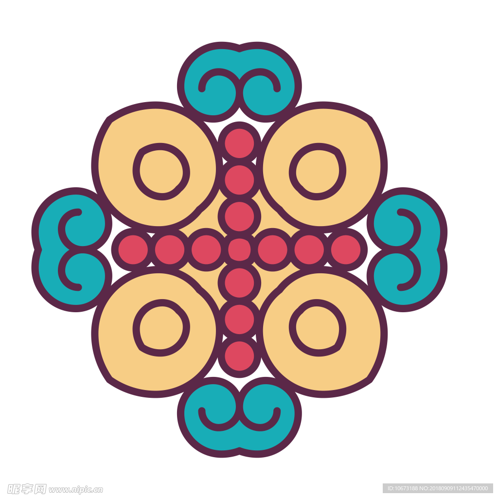 透明底花纹