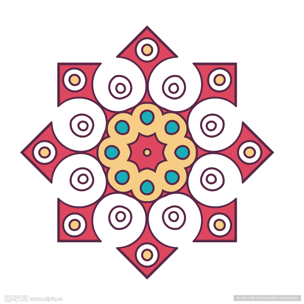 透明底花纹