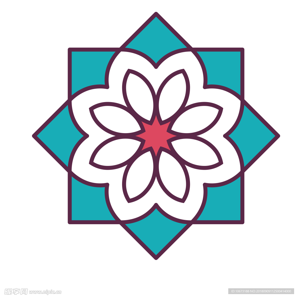 透明底花纹
