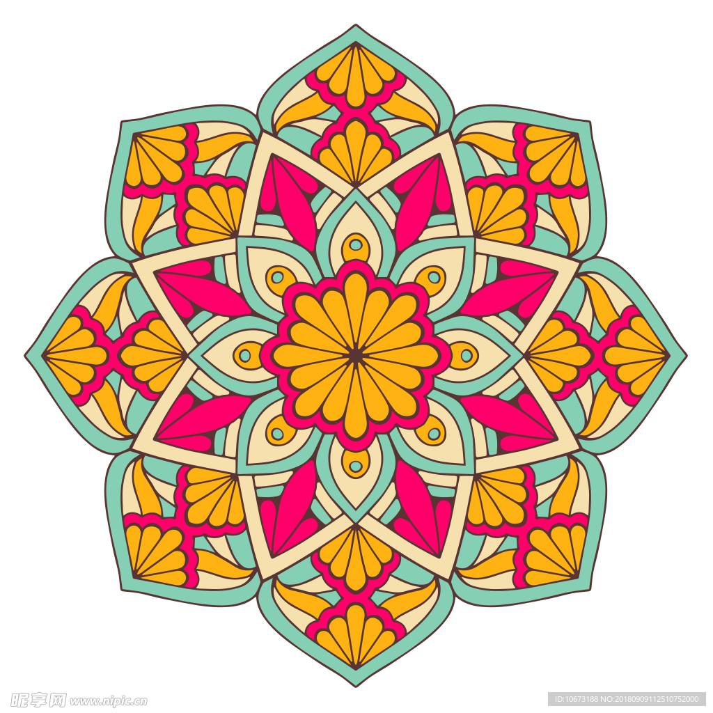 透明底花纹