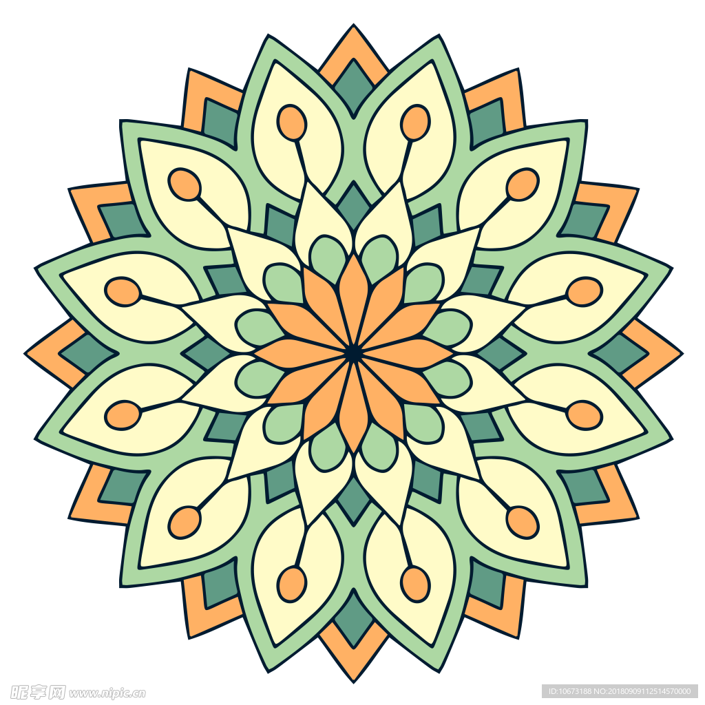 透明底花纹