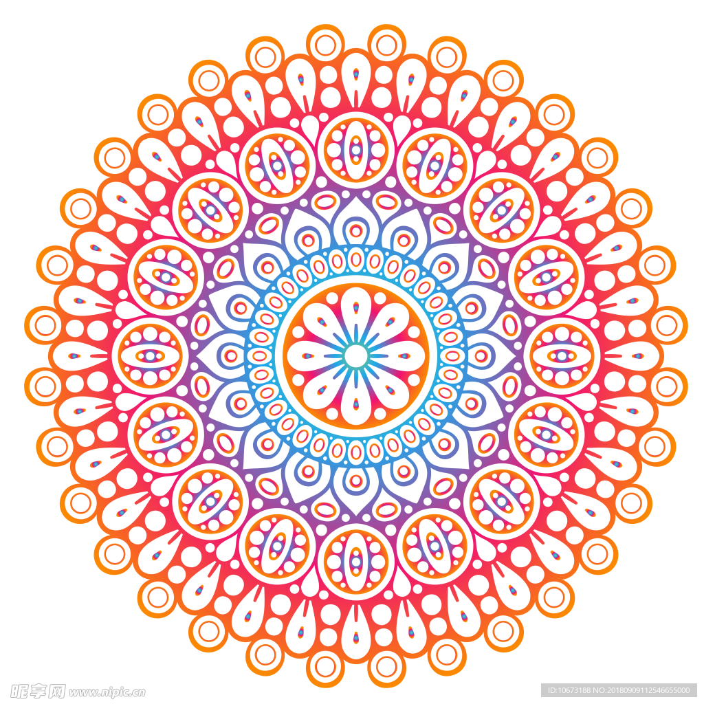 透明底花纹