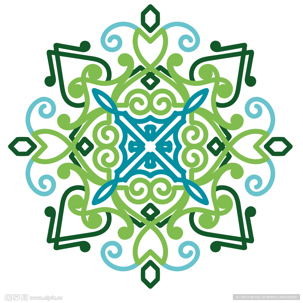 透明底花纹
