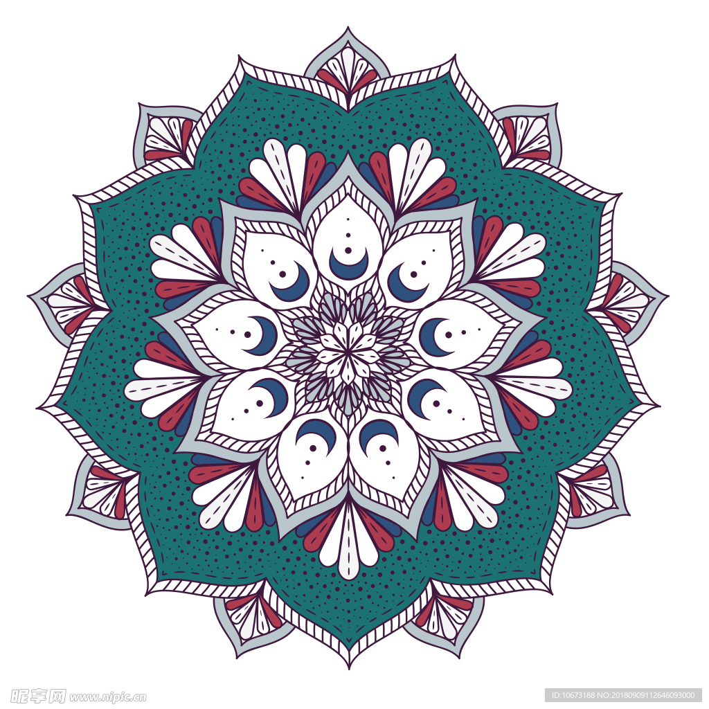 透明底花纹