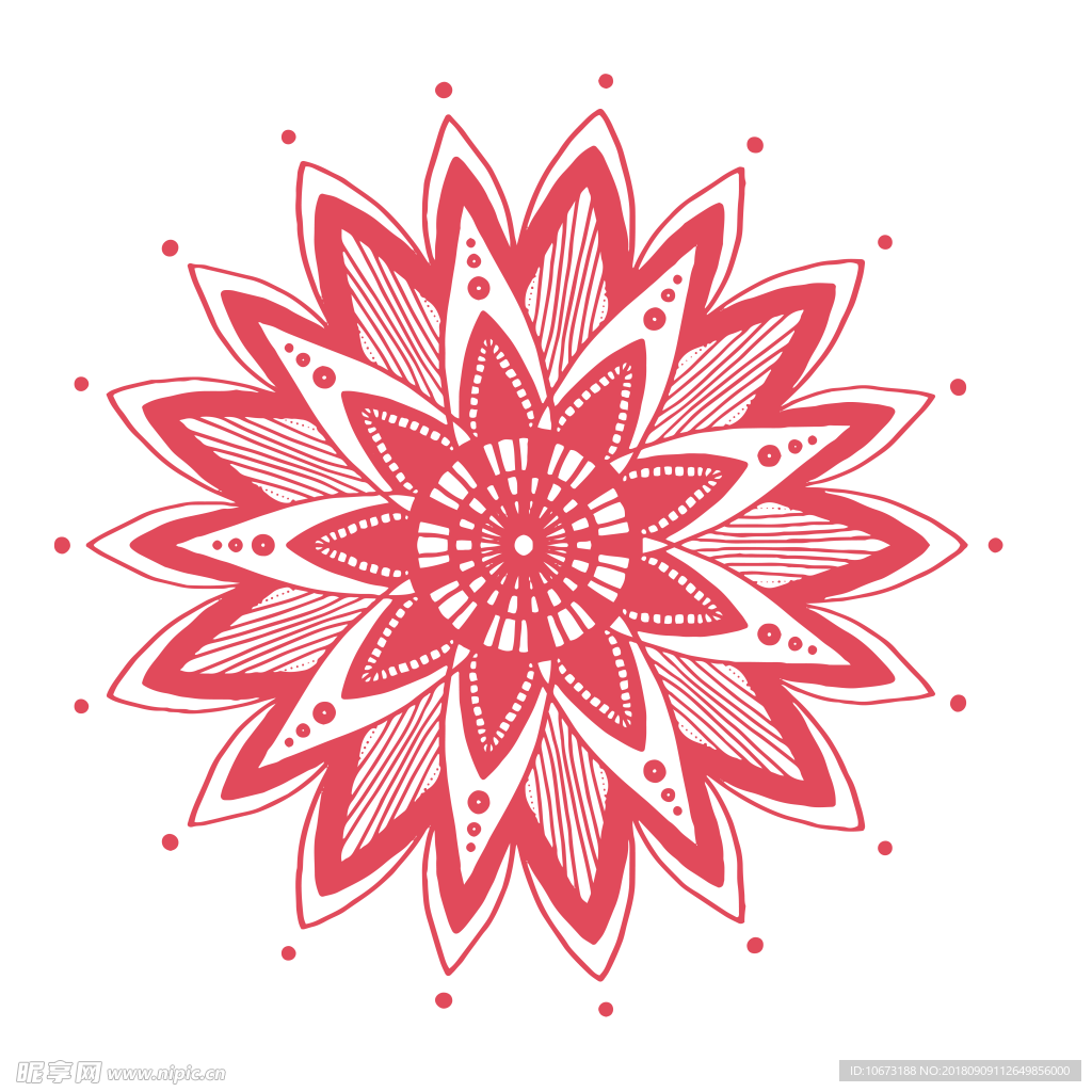 透明底花纹